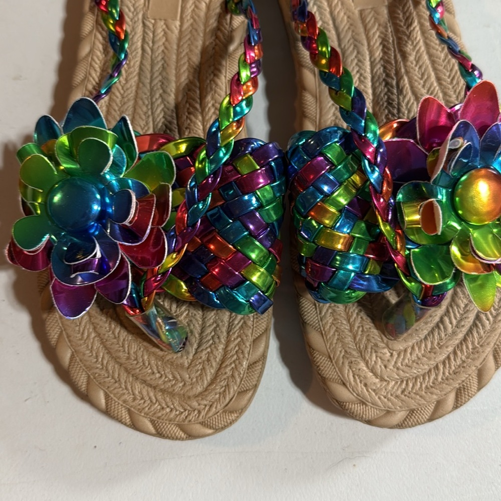 Rainbow Flip Flops - image 2
